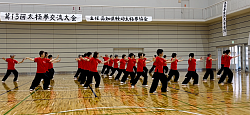 総勢33名で24式太極拳！練習から楽しかったですね！